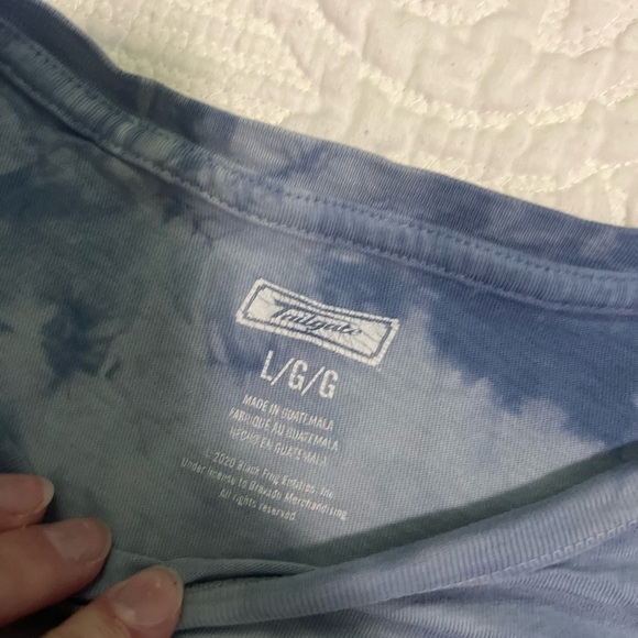 American Eagle Tie Dye Guns & Roses Tshirt Size Large - Picture 2 of 2